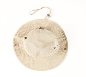 Outback Hat with death before dishonour dagger - doomsdayco Outback Hat birdseye