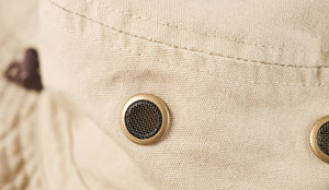 Outback Hat with death before dishonour dagger - doomsdayco Outback Hat metal eyelets