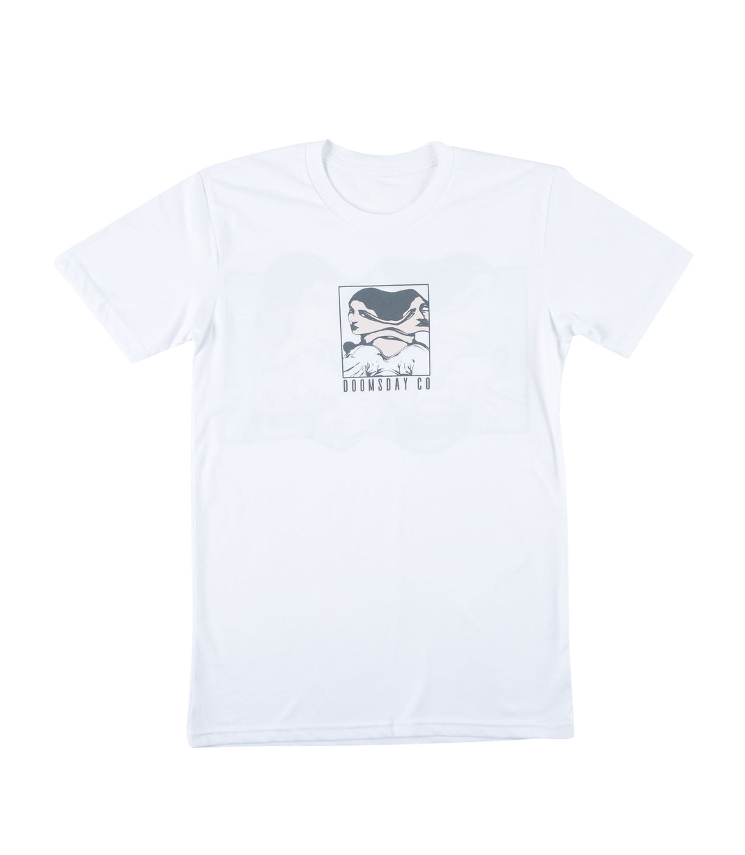 Pain1666 Xerografia No.2 design printed onto a white tshirt - doomsdayco Pain1666 Xerografia No.2 front