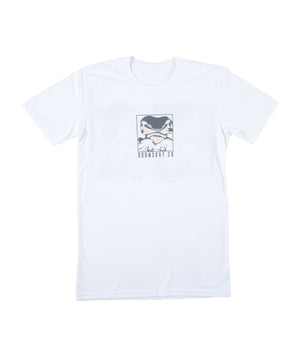 Pain1666 Xerografia No.2 design printed onto a white tshirt - doomsdayco Pain1666 Xerografia No.2 front