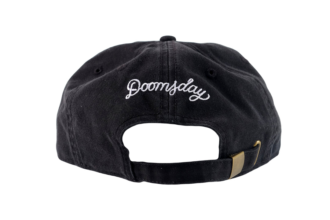 6 Panel Cap with snake embroidery on front - doomsdayco Snake 6 Panel Cap back