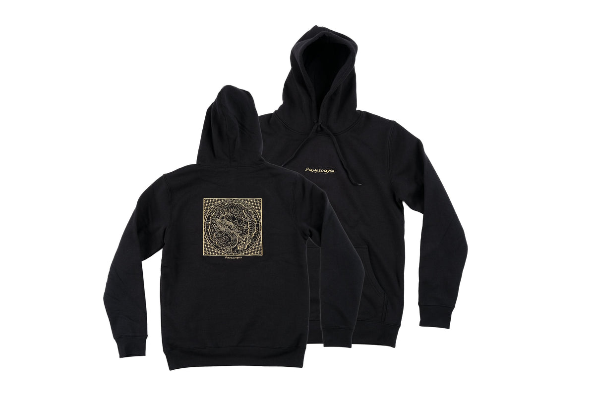 baldo dragon black hoodie - doomsdayco black hoodie
