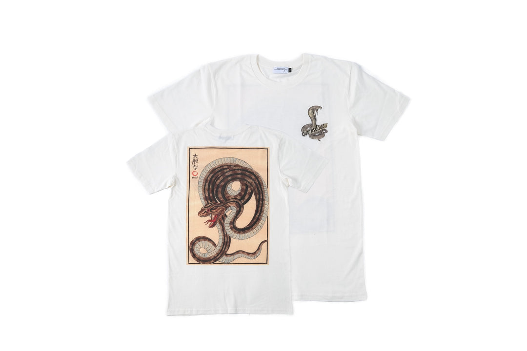 baldo snake off white t-shirt - doomsdayco off white t-shirt