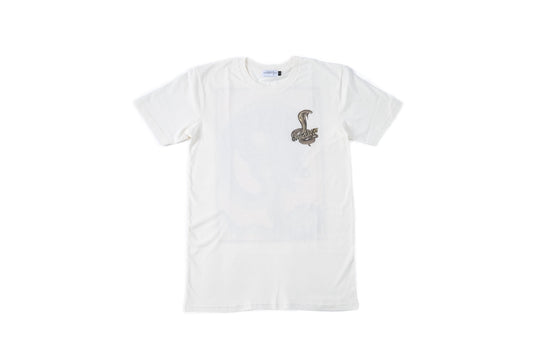 baldo snake off white t-shirt front - doomsdayco off white t-shirt