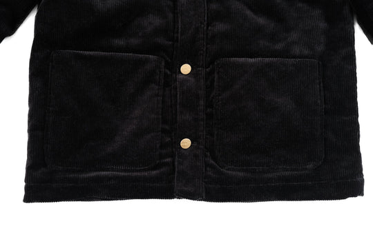 black corduroy jacket pockets- doomsdayco black