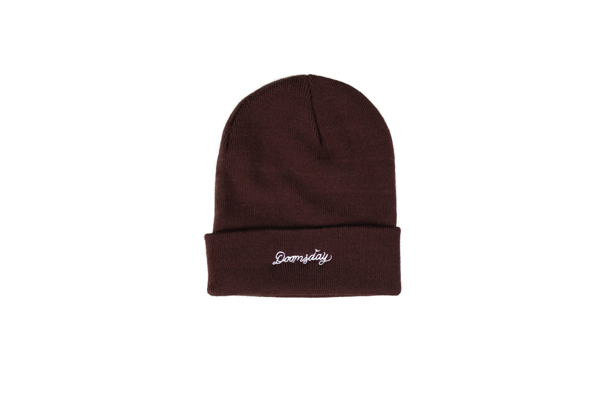 Doomsday classic beanie - doomsdayco burgundy classic beanie