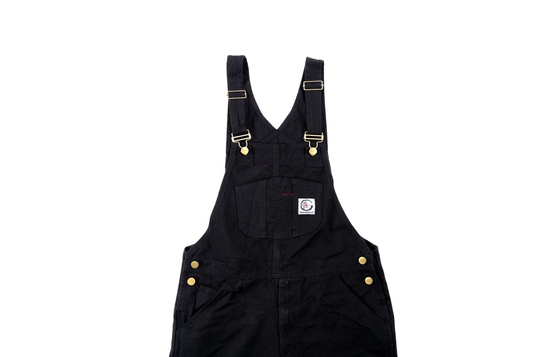 black canvas dungarees - doomsdayco canvas dungarees