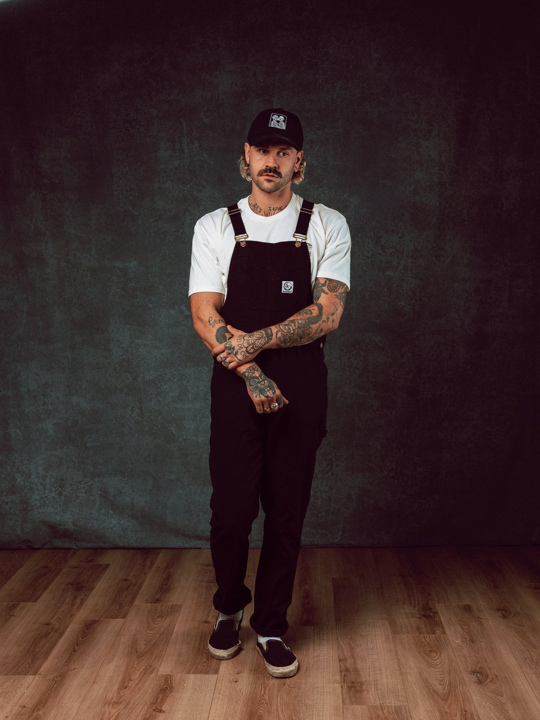 black canvas dungarees - doomsdayco canvas dungarees