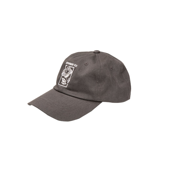Hibiscus design embroidered onto a Dad Cap - doomsdayco Hibiscus Dad Cap