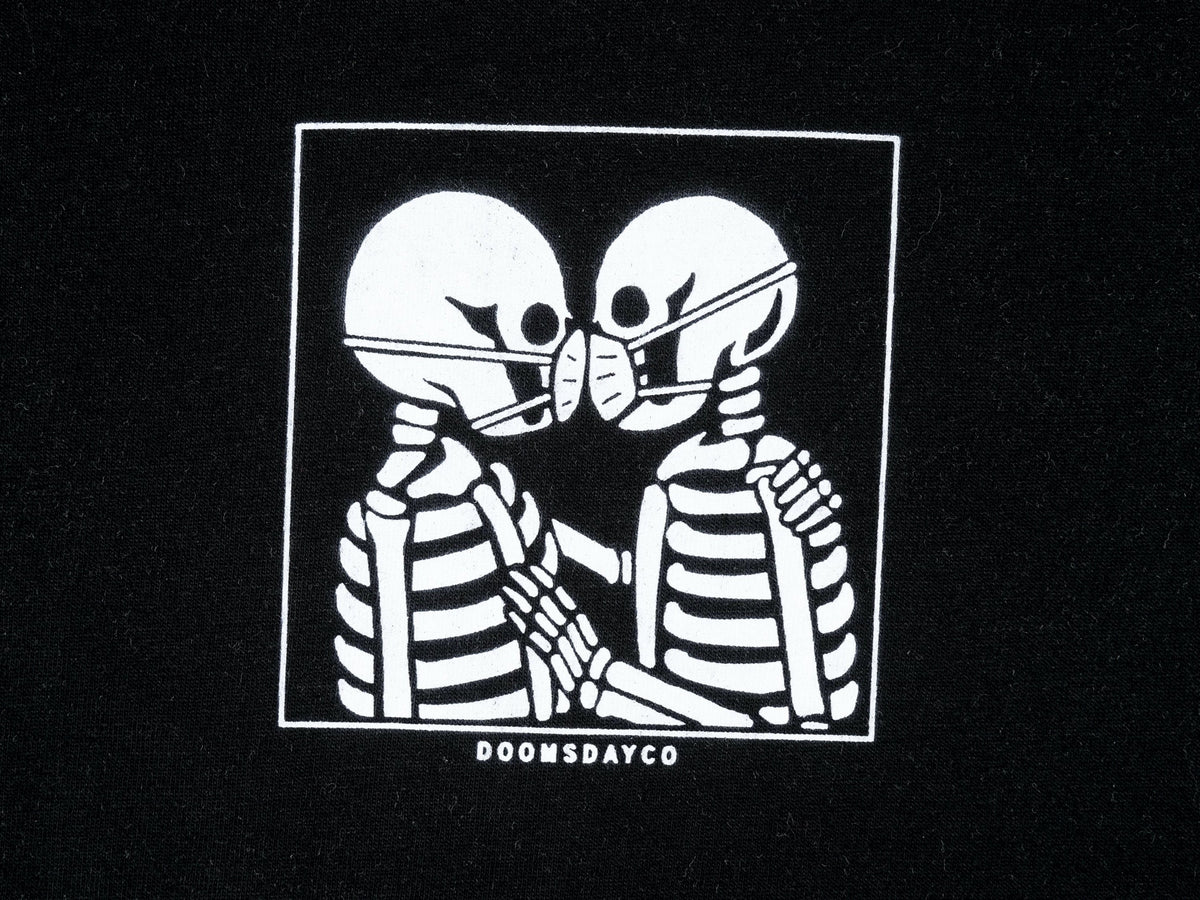 Covid-19 black t-shirt - doomsdayco black t-shirt