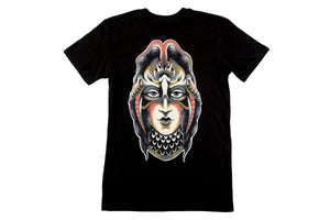 Semboy Devil design printed onto a black T-shirt with doomsday silver embroider across chest - doomsdayco Semboy Devil T-shirt Black back