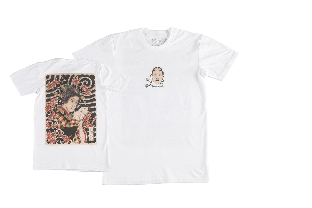 baldo geisha white t-shirt - doomsdayco white t-shirt