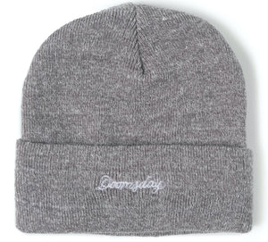 Doomsday classic beanie - doomsdayco grey classic beanie