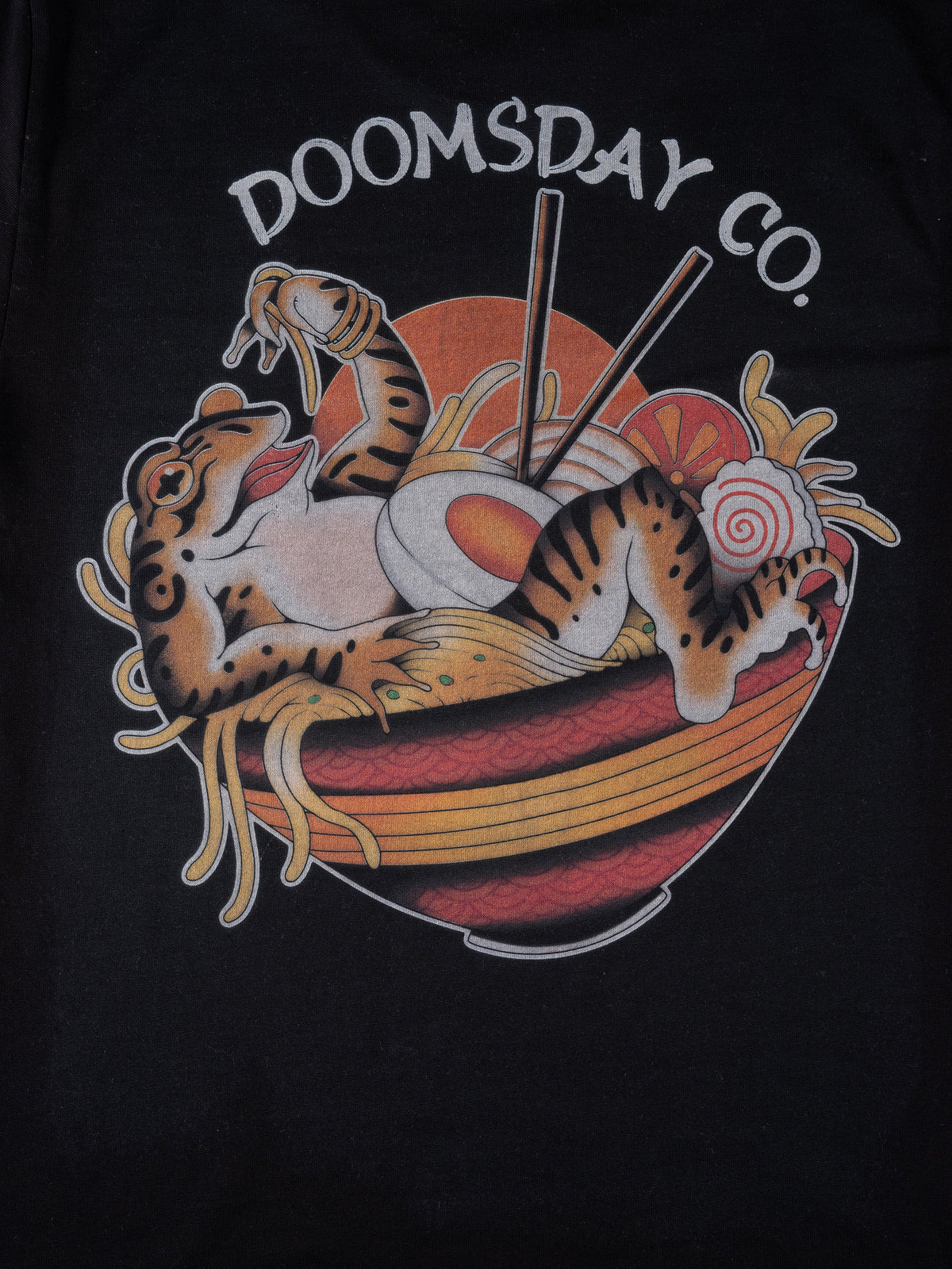 Kaeru Ramen Heavy T-shirt - Black
