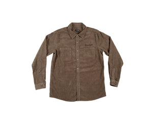 Essential Corduroy Shirt - Army Green