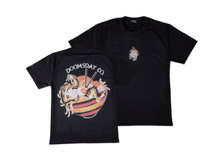 Kaeru Ramen Heavy T-shirt - Black