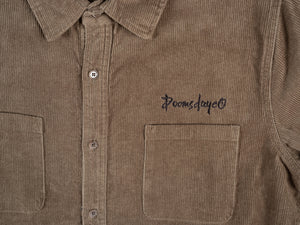 Essential Corduroy Shirt - Army Green
