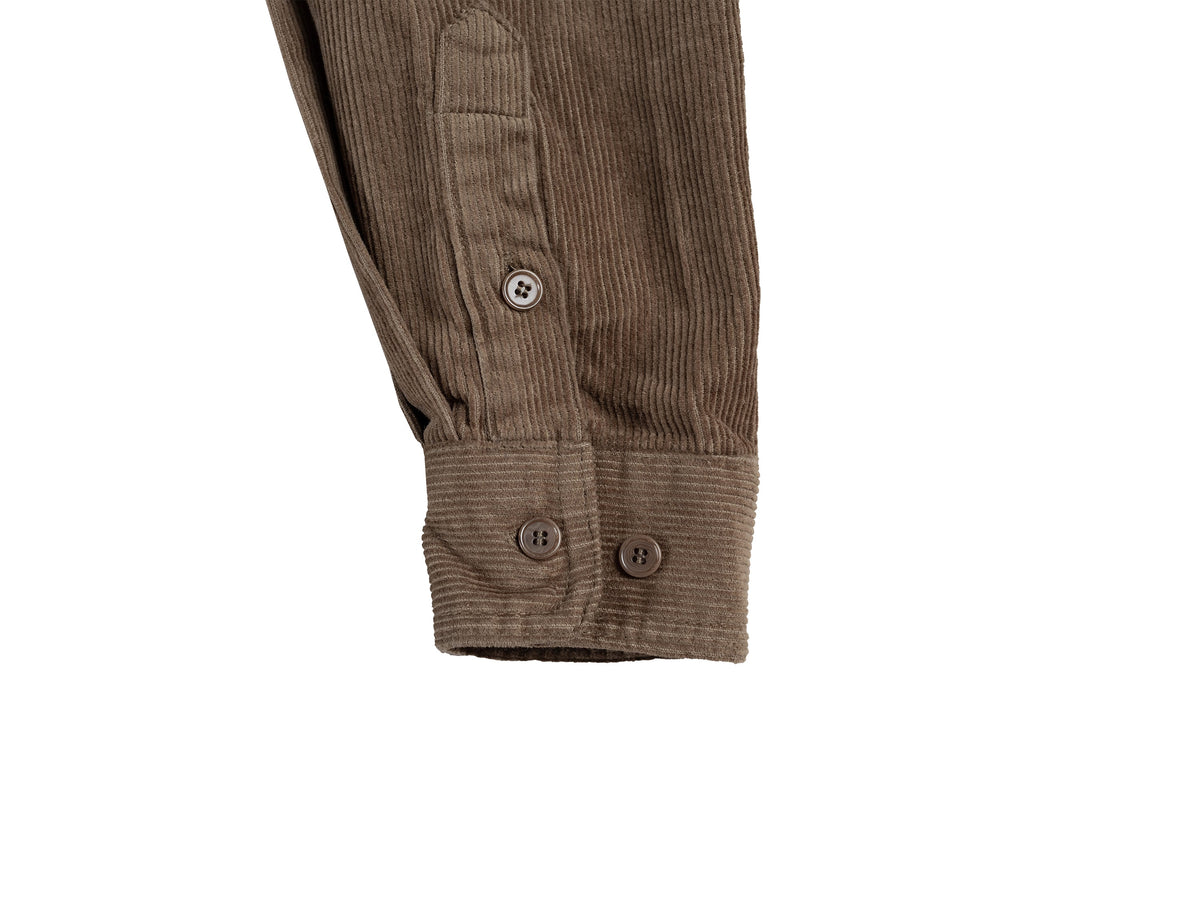 Essential Corduroy Shirt - Army Green