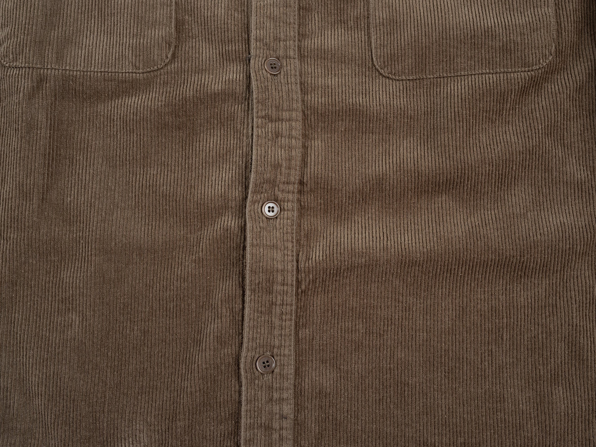 Essential Corduroy Shirt - Army Green