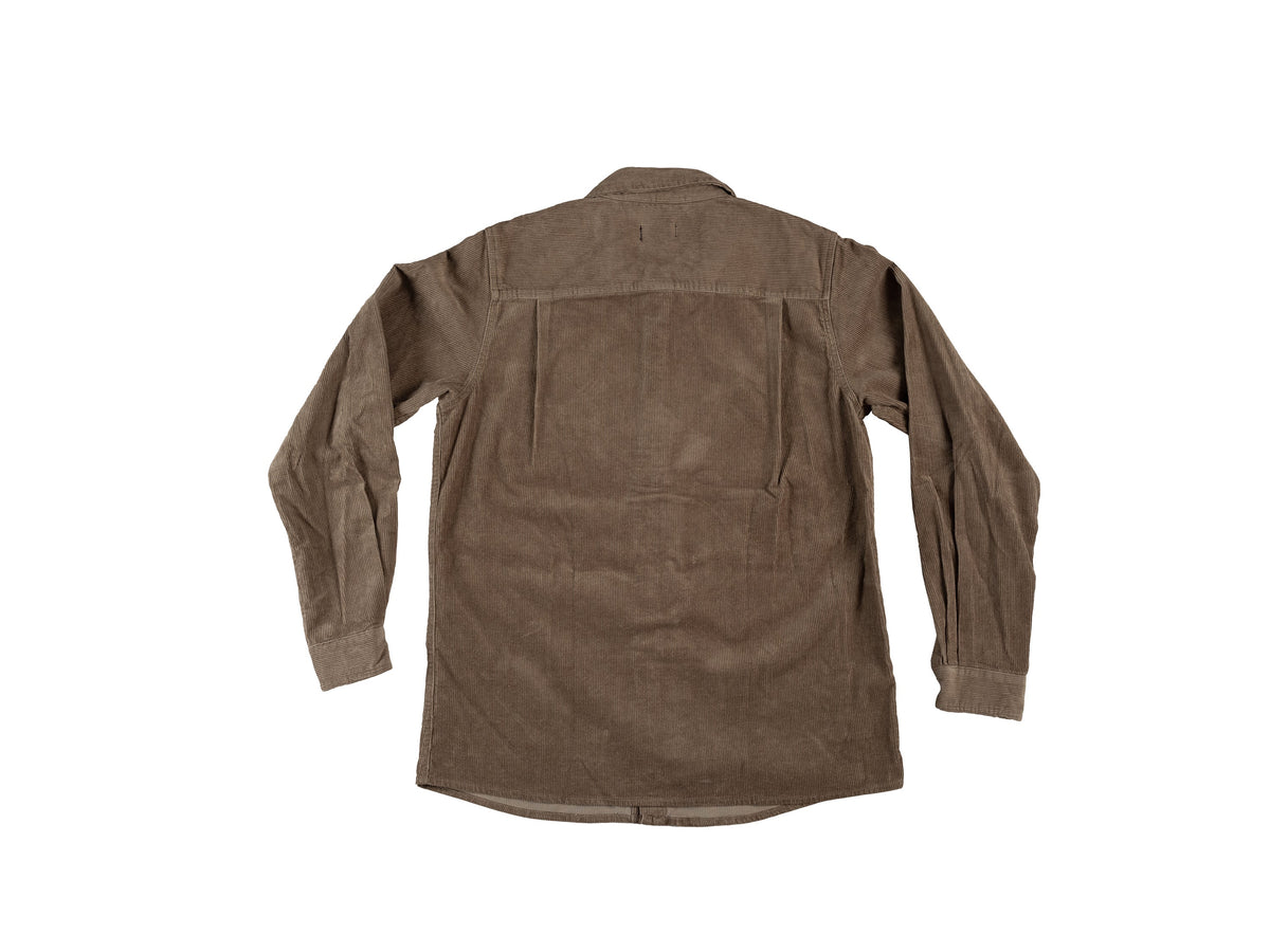 Essential Corduroy Shirt - Army Green