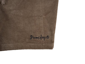 Doomsday Corduroy Shorts - Army Green