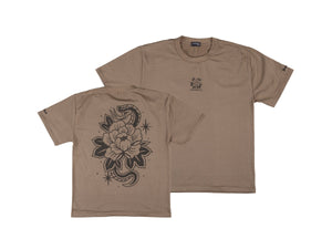 Snake Heavy T-shirt - Brown