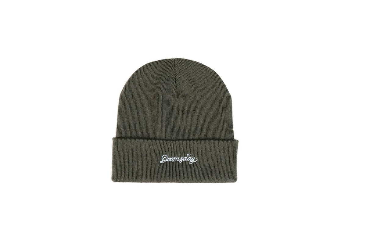 Doomsday classic beanie - doomsdayco khaki classic beanie