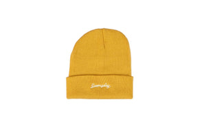 Doomsday classic beanie - doomsdayco mustard classic beanie